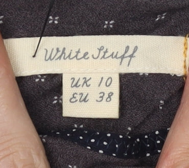 White Stuff Women's Multicoloured Geometric Dress