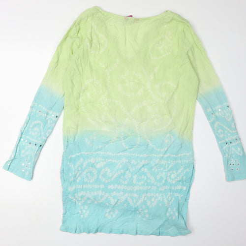 Monsoon Women's Multicoloured Size 16 Tie Dye Dress