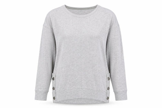 Front view of Next Women's Grey jumper, size 10