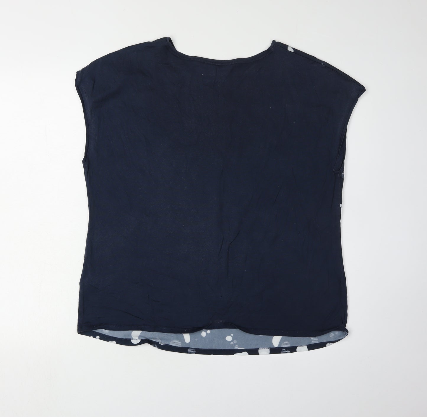 Ted Baker Women's Blue Geometric Blouse Size 12