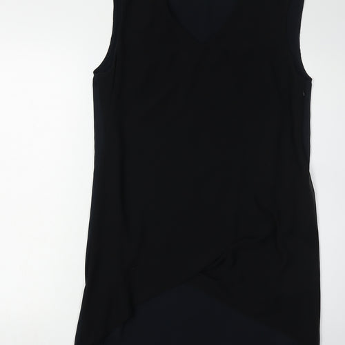 AllSaints Women's Black Asymmetric Dress UK 14