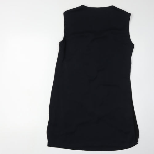AllSaints Women's Black Asymmetric Dress UK 14