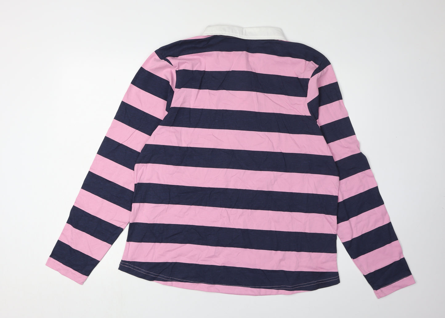 LAGOONERS Women's Striped Polo Shirt - Size 18