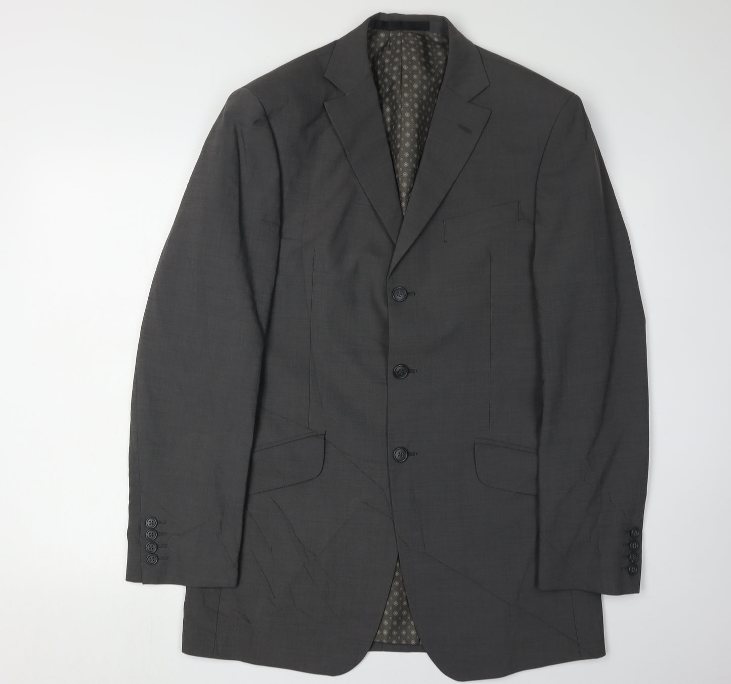 Marks and Spencer Grey Men's Suit Jacket 38L