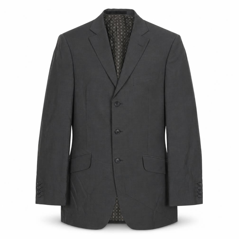 Front view of Marks & Spencer Grey Men's Suit Jacket 38L