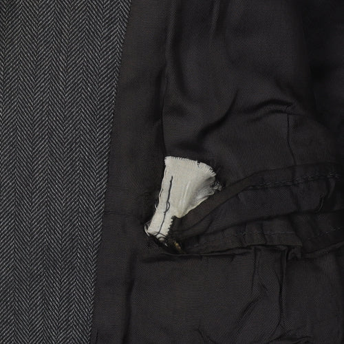 Marks and Spencer Men's Grey Single-Breasted Blazer 40L