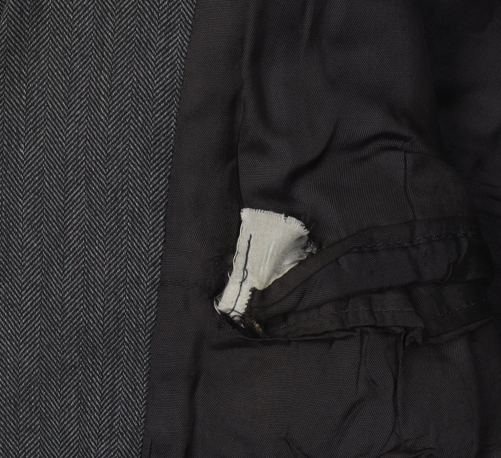 Marks and Spencer Men's Grey Single-Breasted Blazer 40L