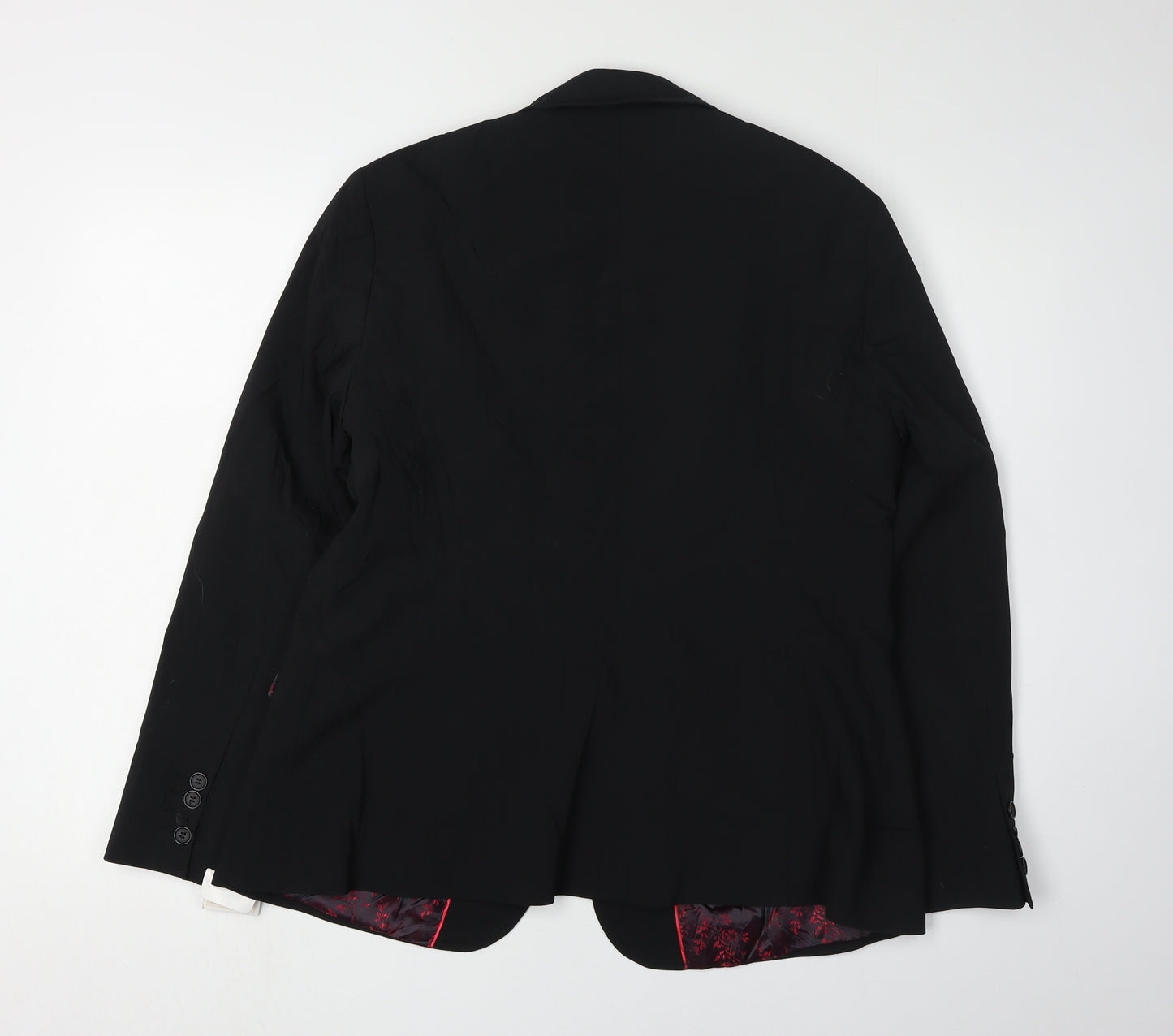 ClubClass Women's Black Suit Jacket, Size 16, Classic Fit
