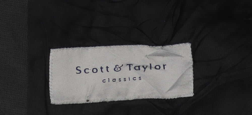 Scott & Taylor Men's Black Classic Blazer Size 42S