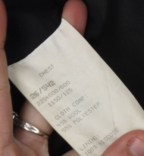 Scott & Taylor Men's Black Classic Blazer Size 42S