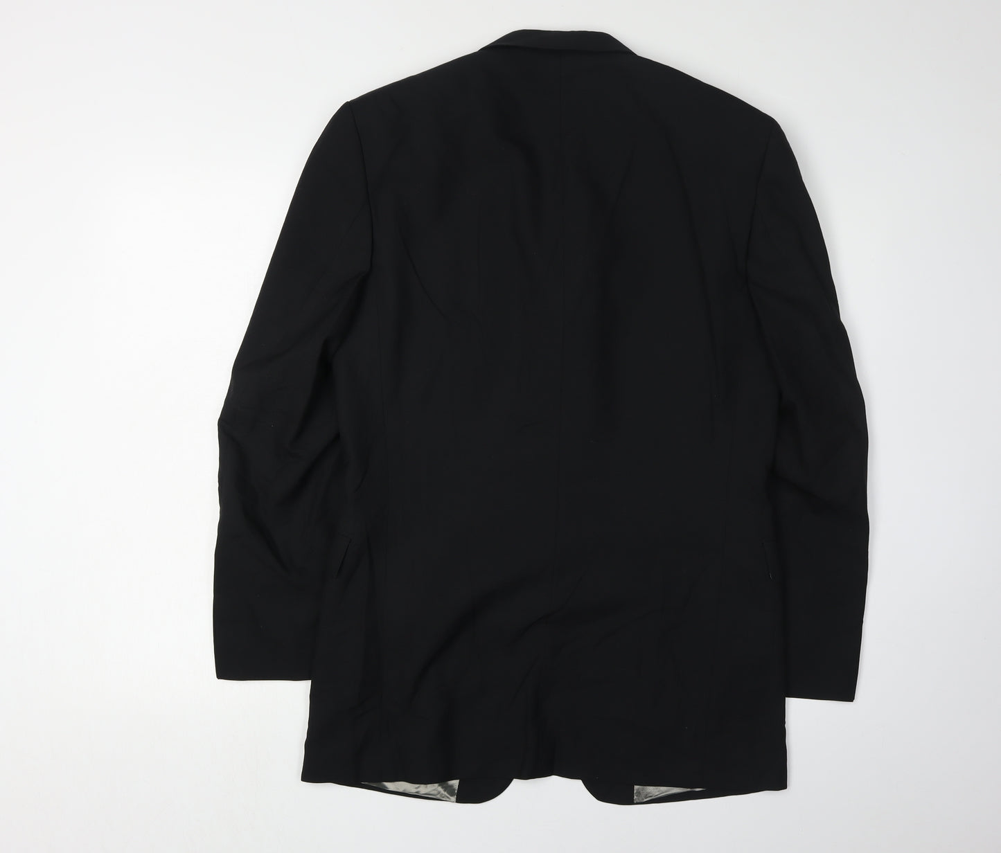 Lino Vierra Men's Black Blazer 34R Single-Breasted