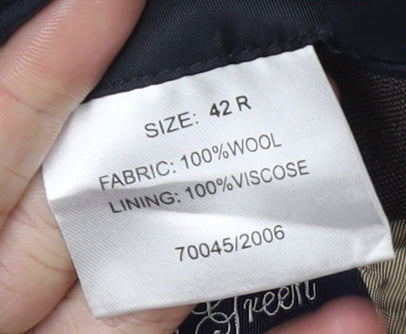 Racing Green Men's Brown Blazer - 42R