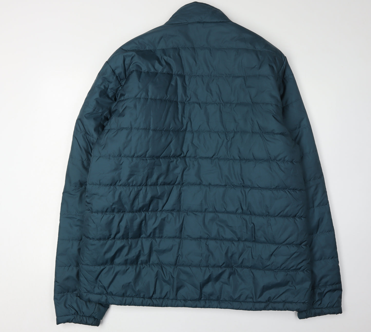 Oxylane Men's Blue 3XL Puffer Jacket, Winter, Casual