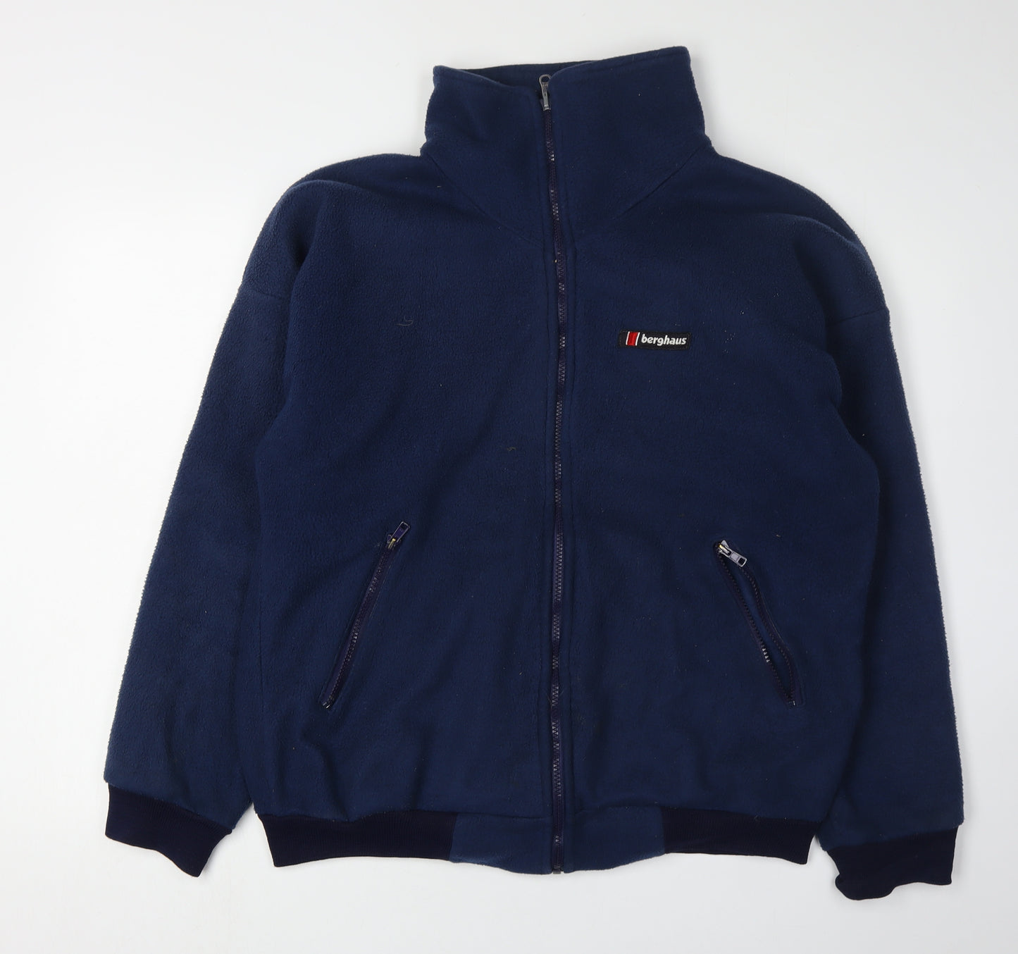Berghaus Men's Large Blue Fleece Jacket for Hiking