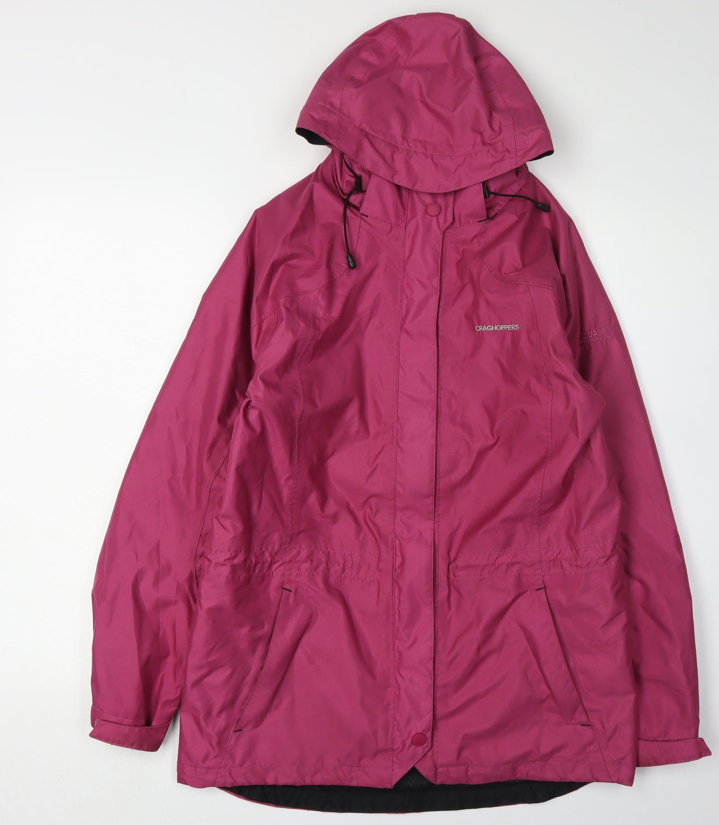 Craghoppers Women's Pink Waterproof Parka Jacket Size 10