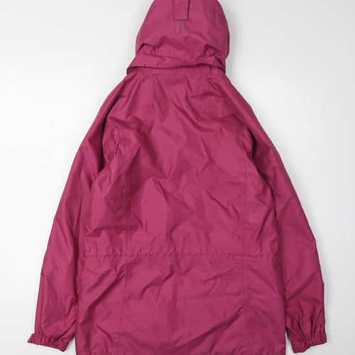 Craghoppers Women's Pink Waterproof Parka Jacket Size 10