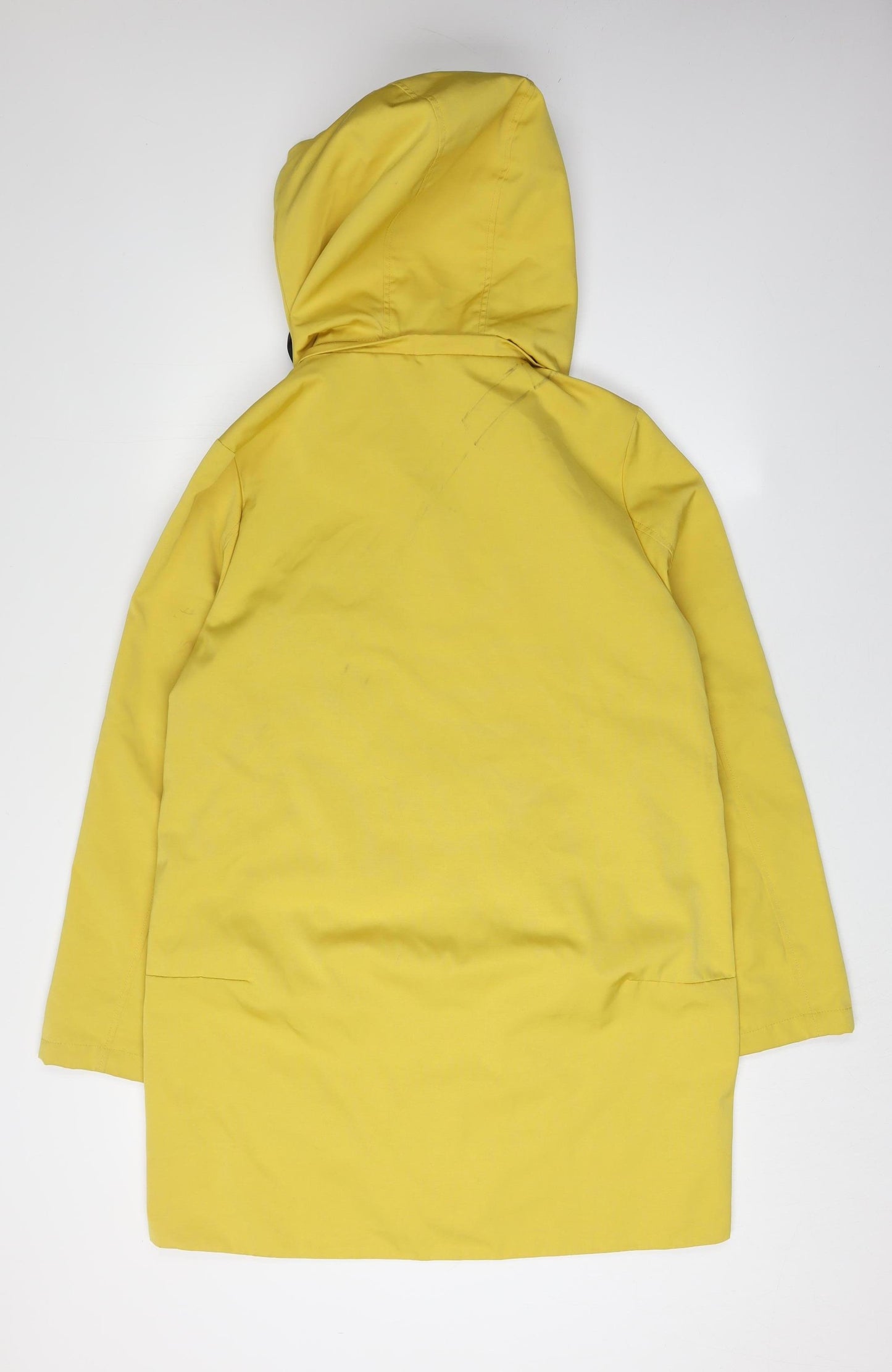 Rino & Pelle Women's Yellow Hooded Jacket Size 10