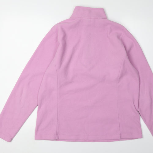 Lands' End Women's Pink Pullover Sweatshirt, Size 12