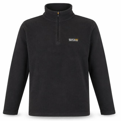 Regatta Men's Black Fleece Pullover Sweatshirt M