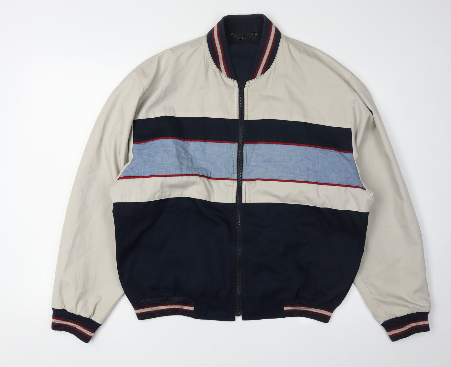 St Michael Men's Multicoloured Bomber Jacket, Size S