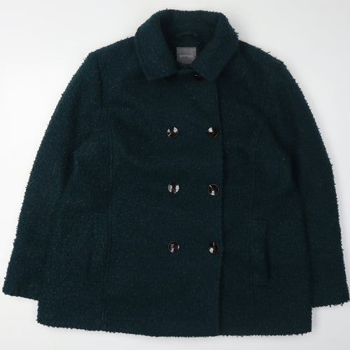 Principles Women's Blue Pea Coat Size 22