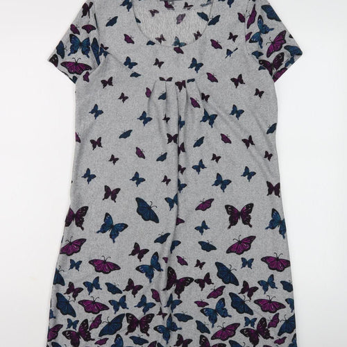 Apricot Women's Grey Butterfly Dress M