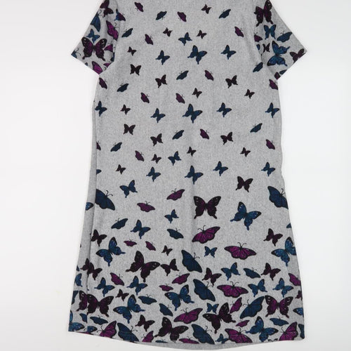 Apricot Women's Grey Butterfly Dress M