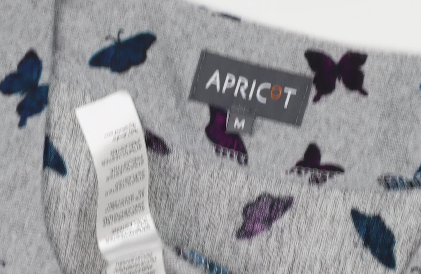 Apricot Women's Grey Butterfly Dress M