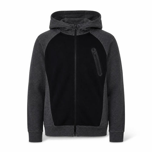 Jack & Jones Men's Black Full Zip Hoodie