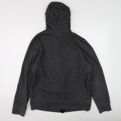 Jack & Jones Men's Black Full Zip Hoodie