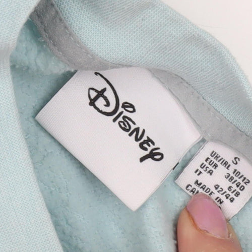 Disney Women's Blue Stitch Sweatshirt Size 10