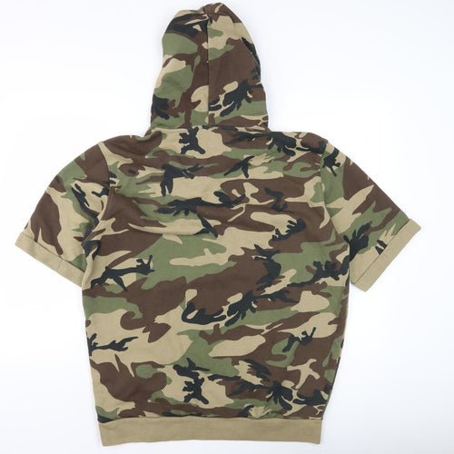 Zara Men's XL Camouflage Pullover Hoodie