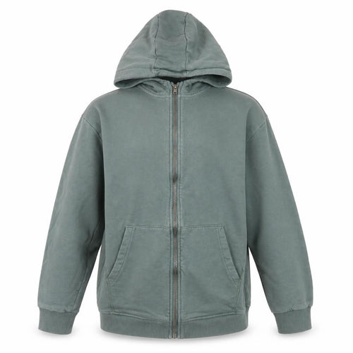 Marks and Spencer Boys Green Full Zip Hoodie 13-14 Years