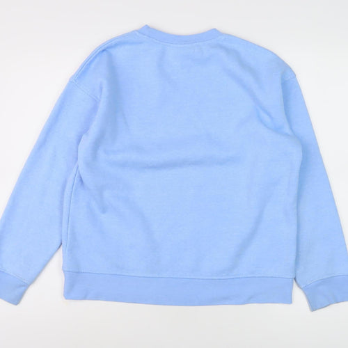 Disney Women's Blue XS Pullover Mickey Mouse Sweatshirt