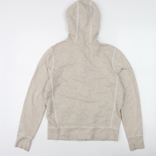 Izod Women's Beige Full Zip Hoodie Size S, Casual Comfort