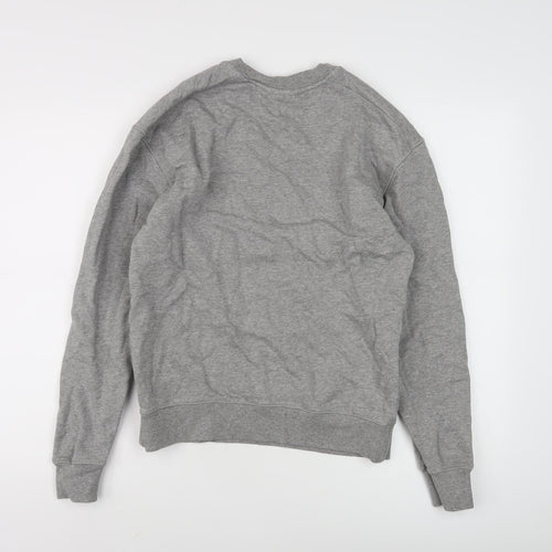 Les Boys Les Girls Grey Crew Neck Pullover Sweatshirt Unisex S