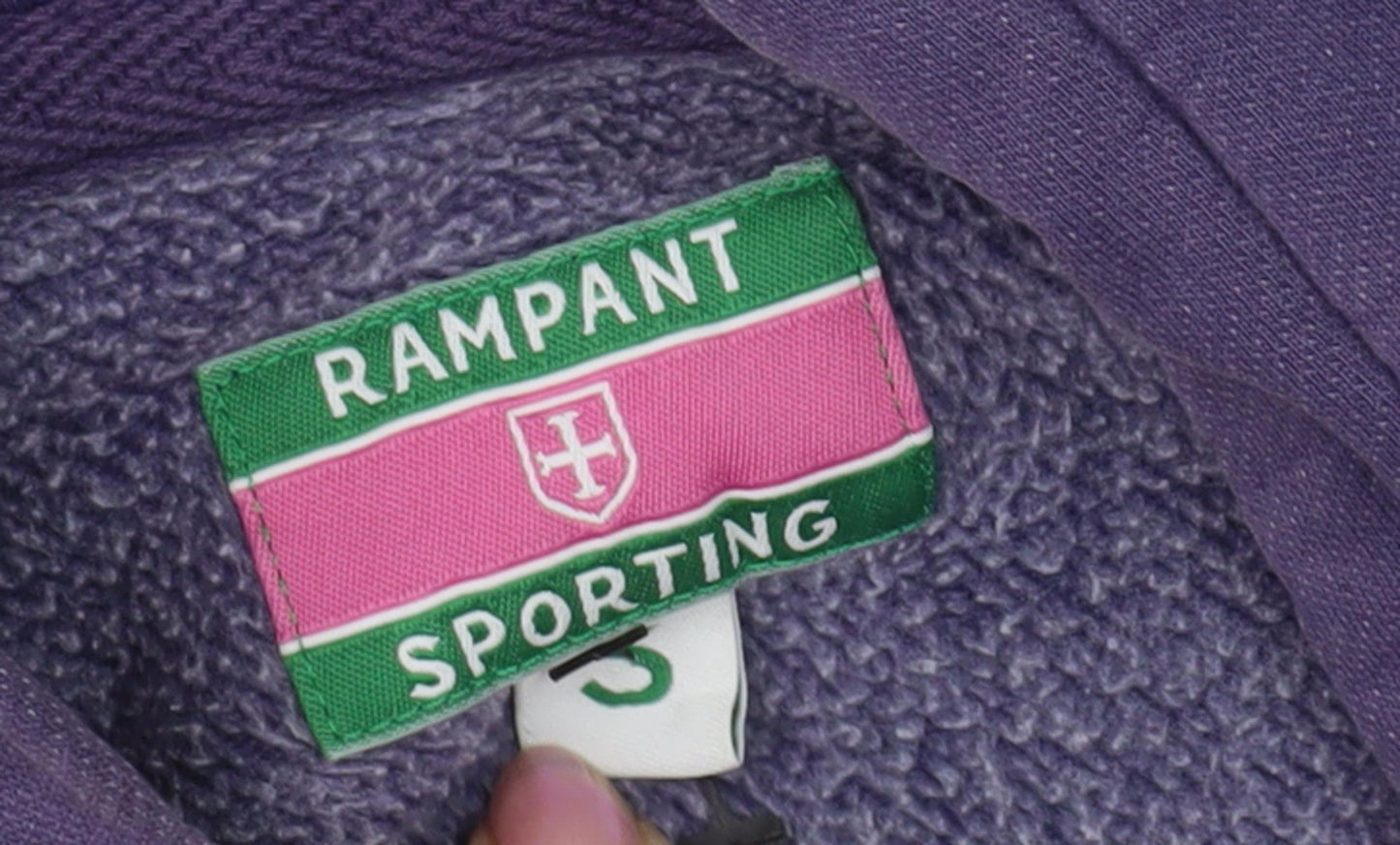 Rampant Sporting Women's Purple S Pullover Hoodie