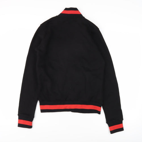Coca-Cola Unisex Kids Black Varsity Jacket M Full Zip