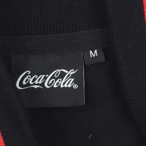 Coca-Cola Unisex Kids Black Varsity Jacket M Full Zip
