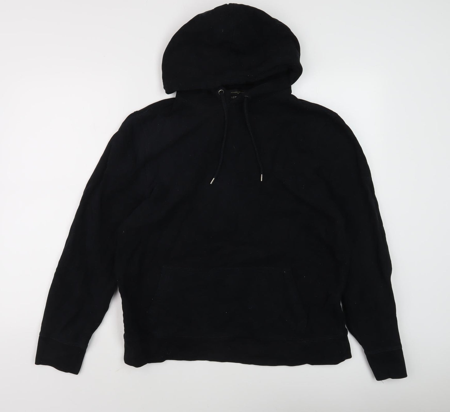 River Island Men's Black Pullover Hoodie, M, Hooded Comfort