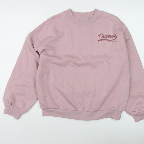 Marks and Spencer Teens Pink Graphic Sweatshirt, Size 14