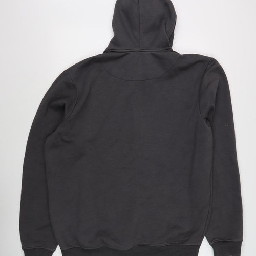 boohooMAN Men's Black Pullover Hoodie L