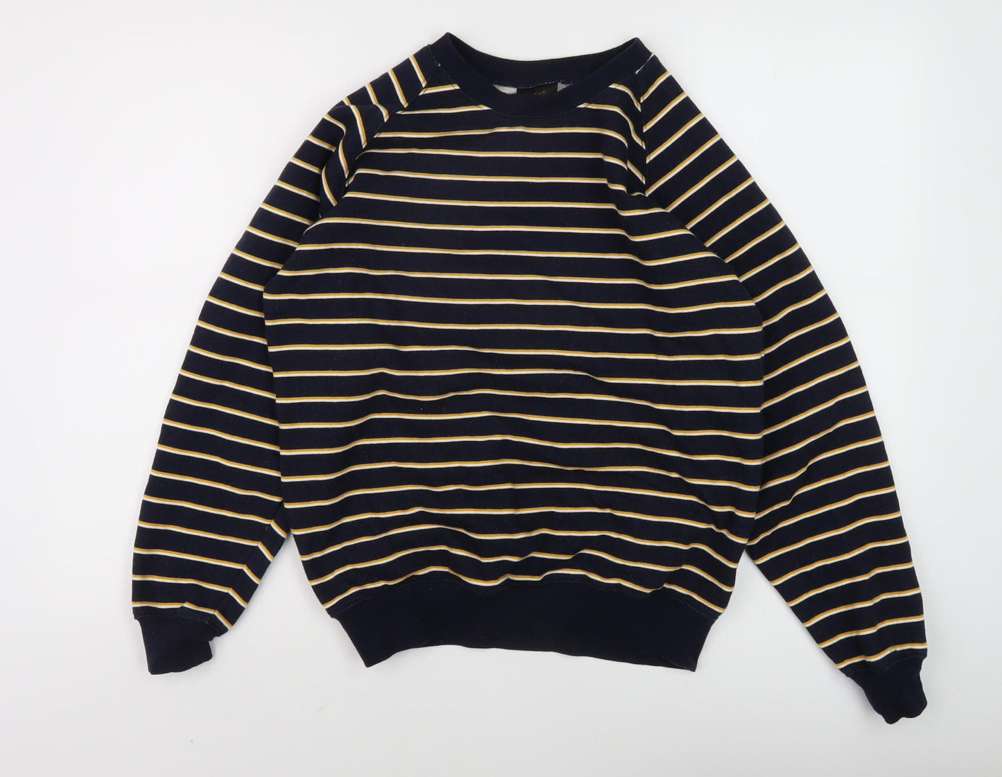 Pop Black Striped Unisex Sweatshirt S - Casual & Cozy Wear