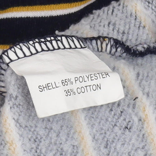 Pop Black Striped Unisex Sweatshirt S - Casual & Cozy Wear