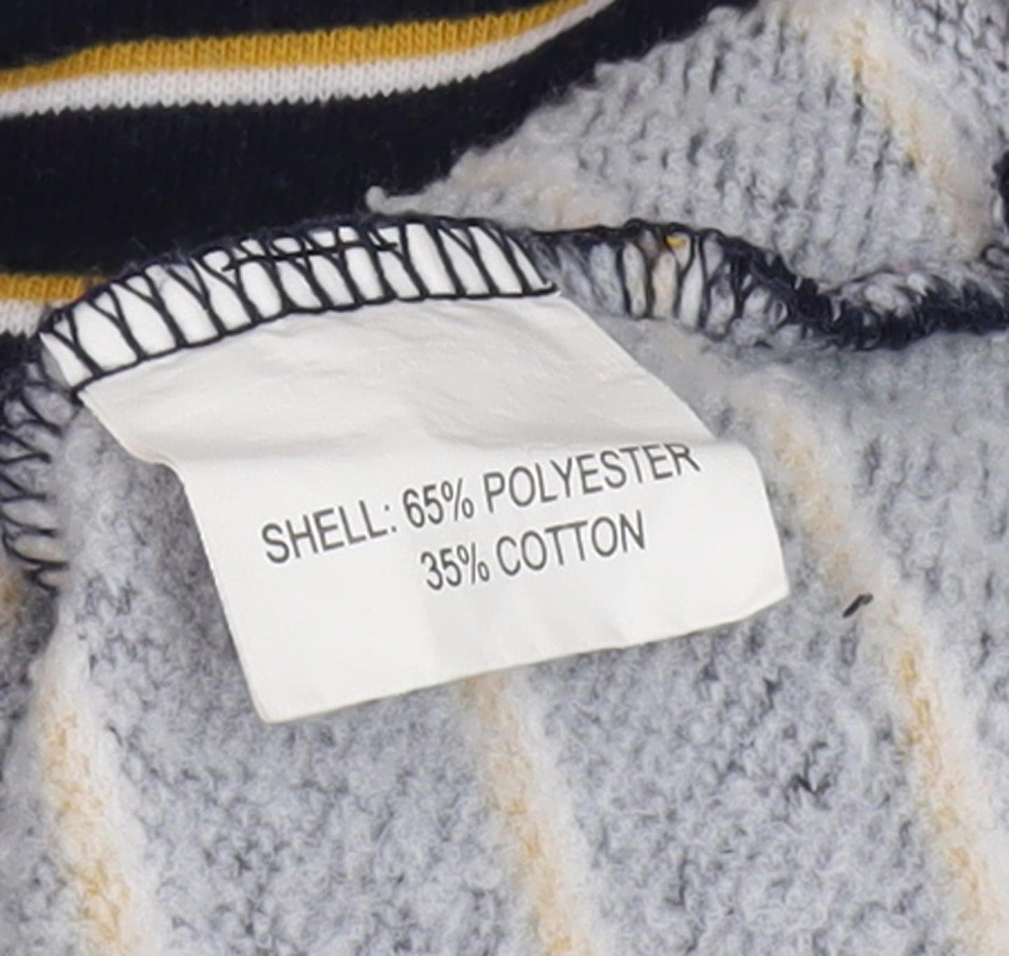 Pop Black Striped Unisex Sweatshirt S - Casual & Cozy Wear