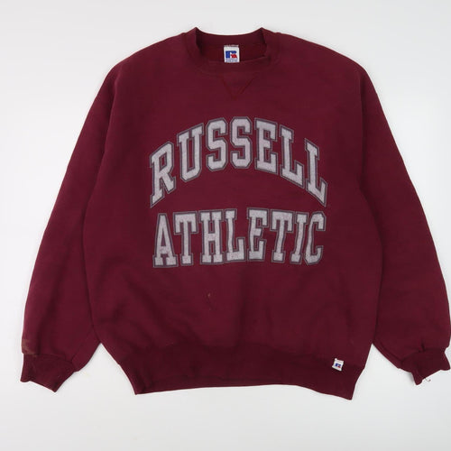Russell Athletic Men's Red XL Pullover Sweatshirt
