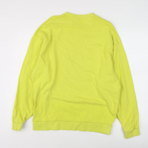 ASOS Unisex Green Graphic Print Sweatshirt M