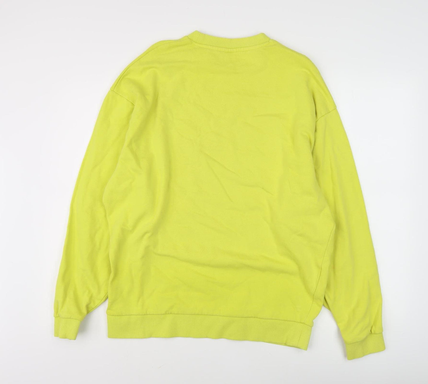 ASOS Unisex Green Graphic Print Sweatshirt M