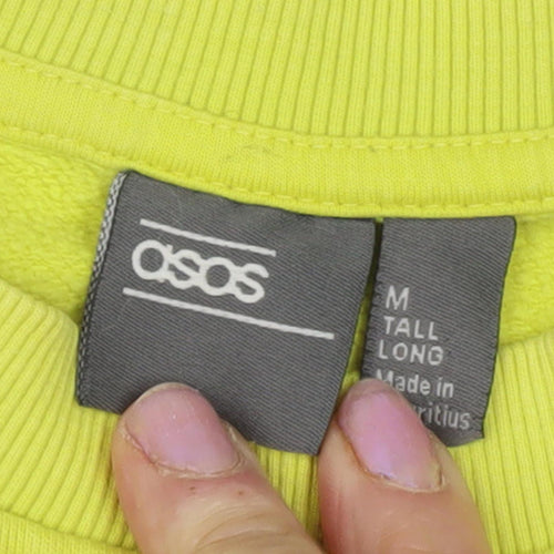 ASOS Unisex Green Graphic Print Sweatshirt M