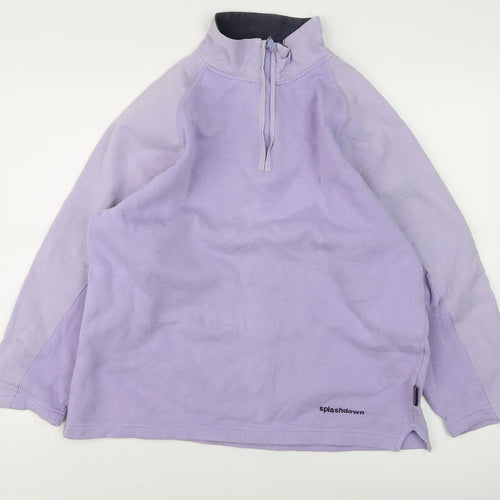 Splashdown Unisex Purple Pullover Sweatshirt M